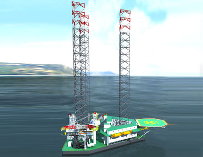 CP-300W自升式修井平台