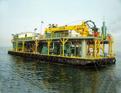 连续油管作业驳船