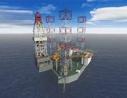 CP-400自升式钻井平台